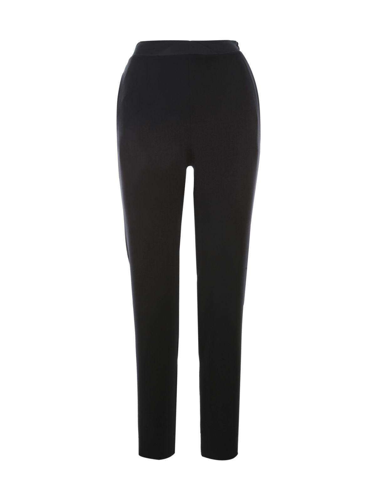 Emporio Armani Elastic Waisted Trousers With Sartin Details