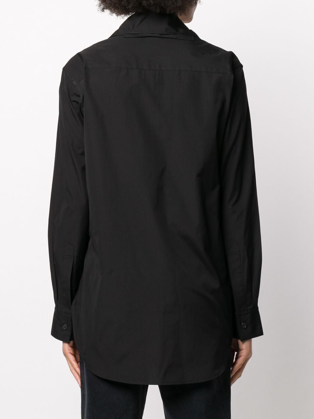 Shop Y's Black Plain Shirt