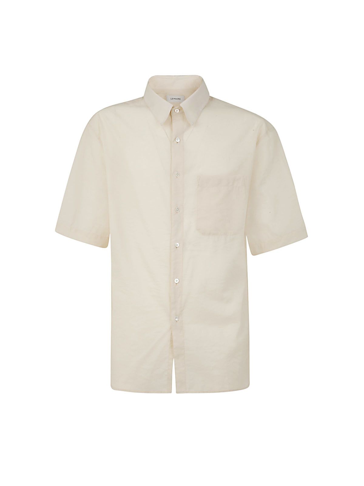 Shop Lemaire Regular Collar S/s Shirt