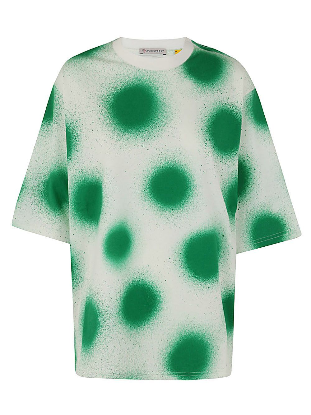 MONCLER GENIUS ABSTRACT PATTERNED SS T SHIRT,09E.8C000.03.829JS