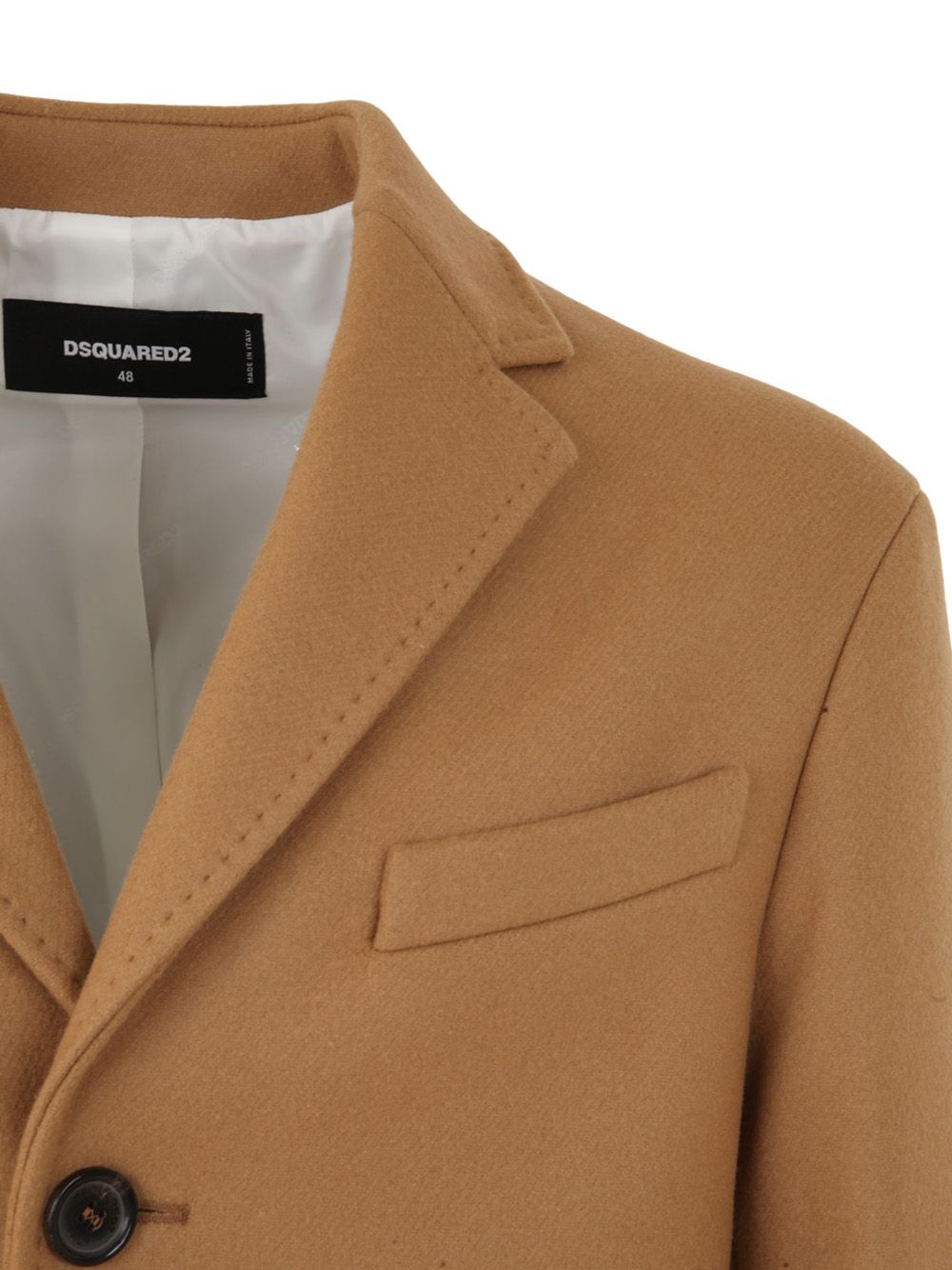 Shop Dsquared2 's Classic Beige Coat