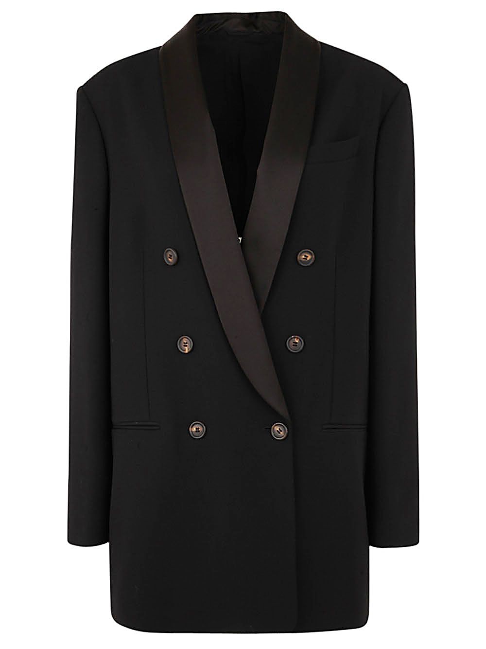 Shop Brunello Cucinelli Double Breasted Jacket