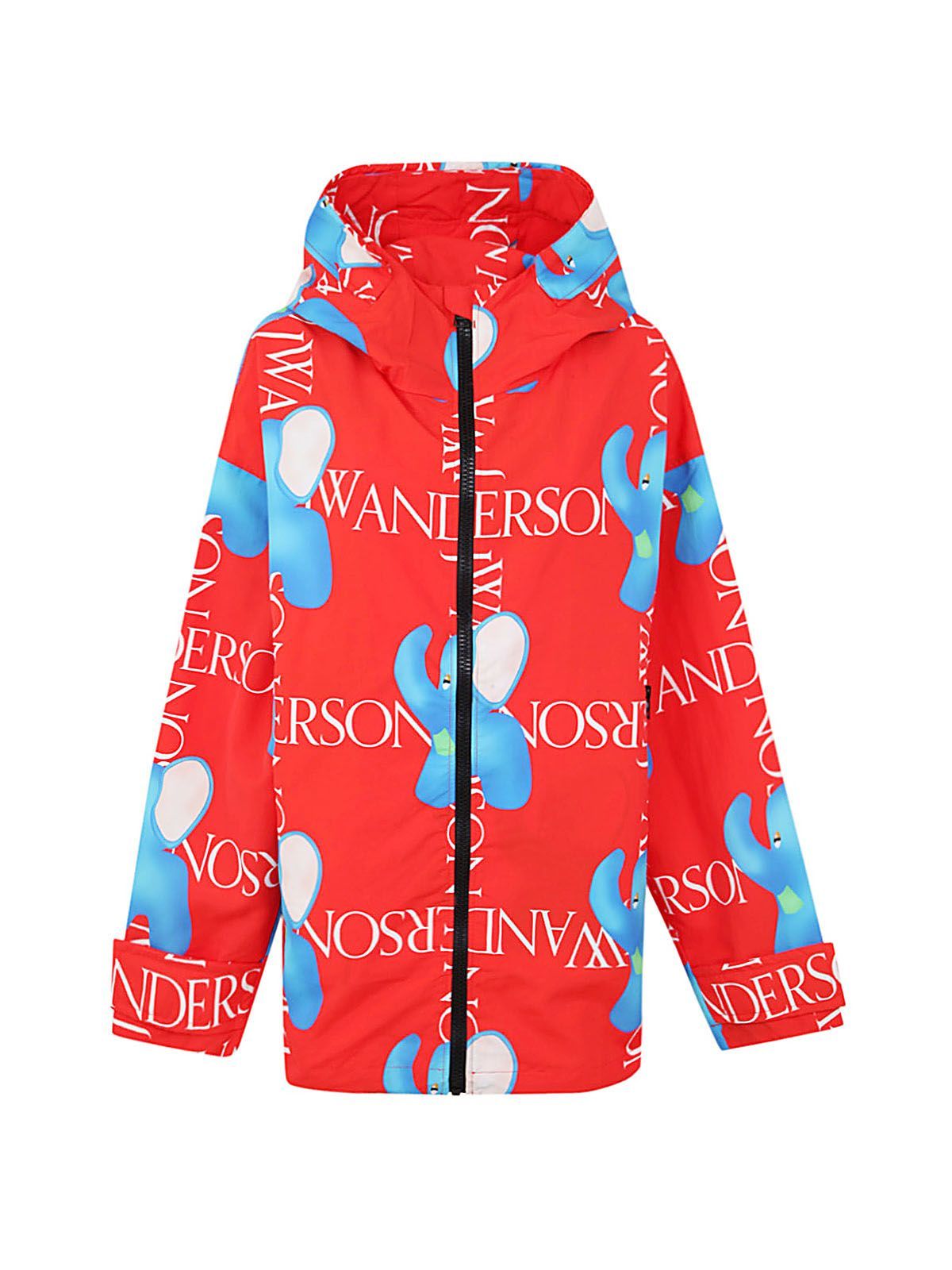 Shop Jw Anderson Hooded Shell Jacket