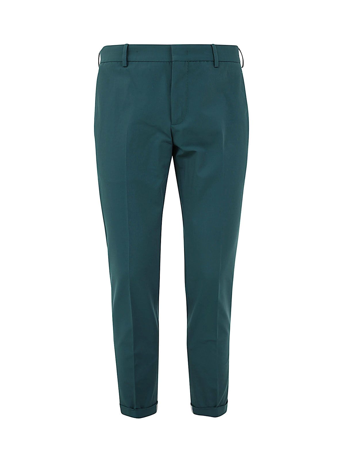 Shop Pt01 Flat Front Trousers With Ergonomic Pockets