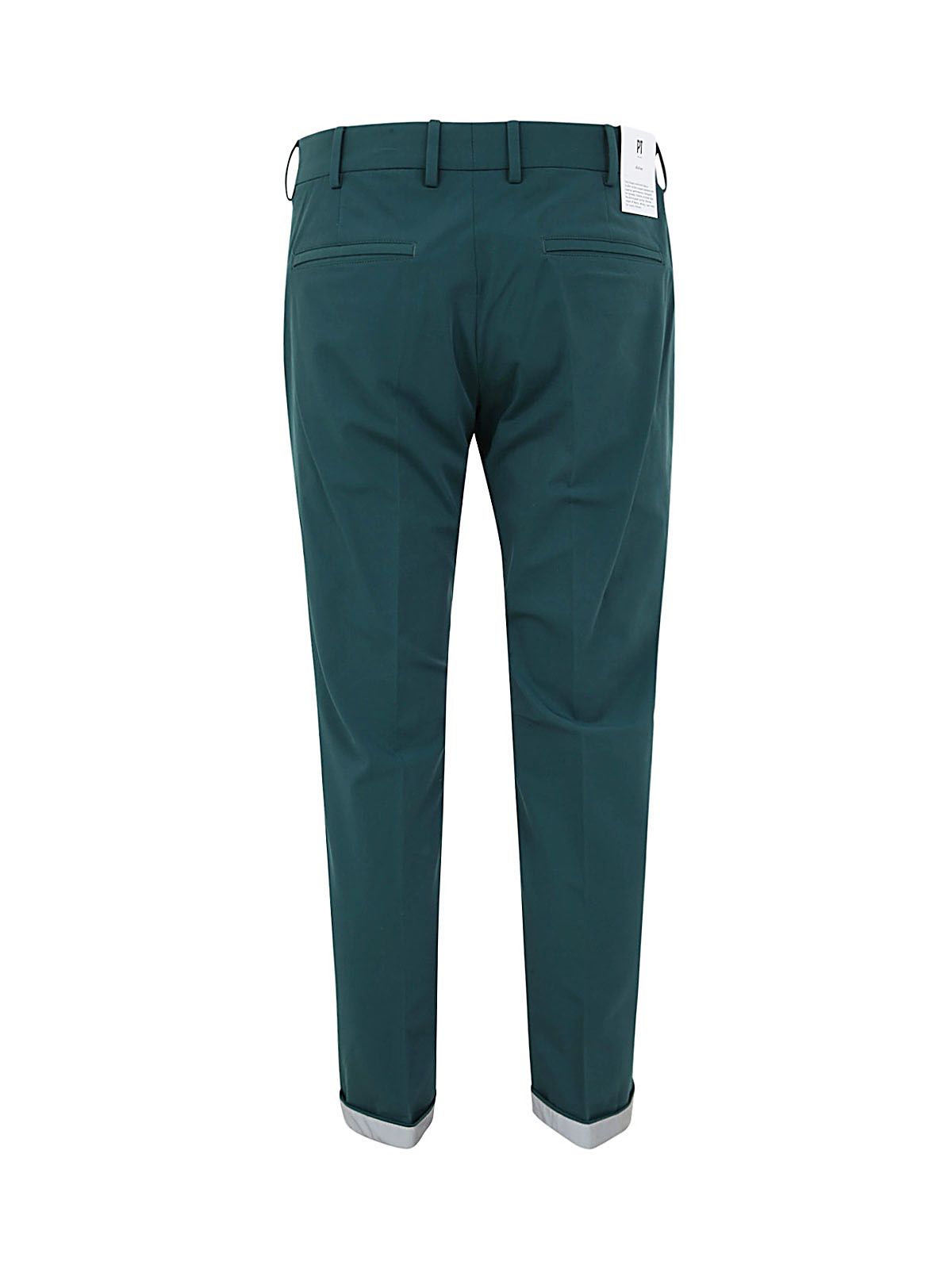 Shop Pt01 Flat Front Trousers With Ergonomic Pockets