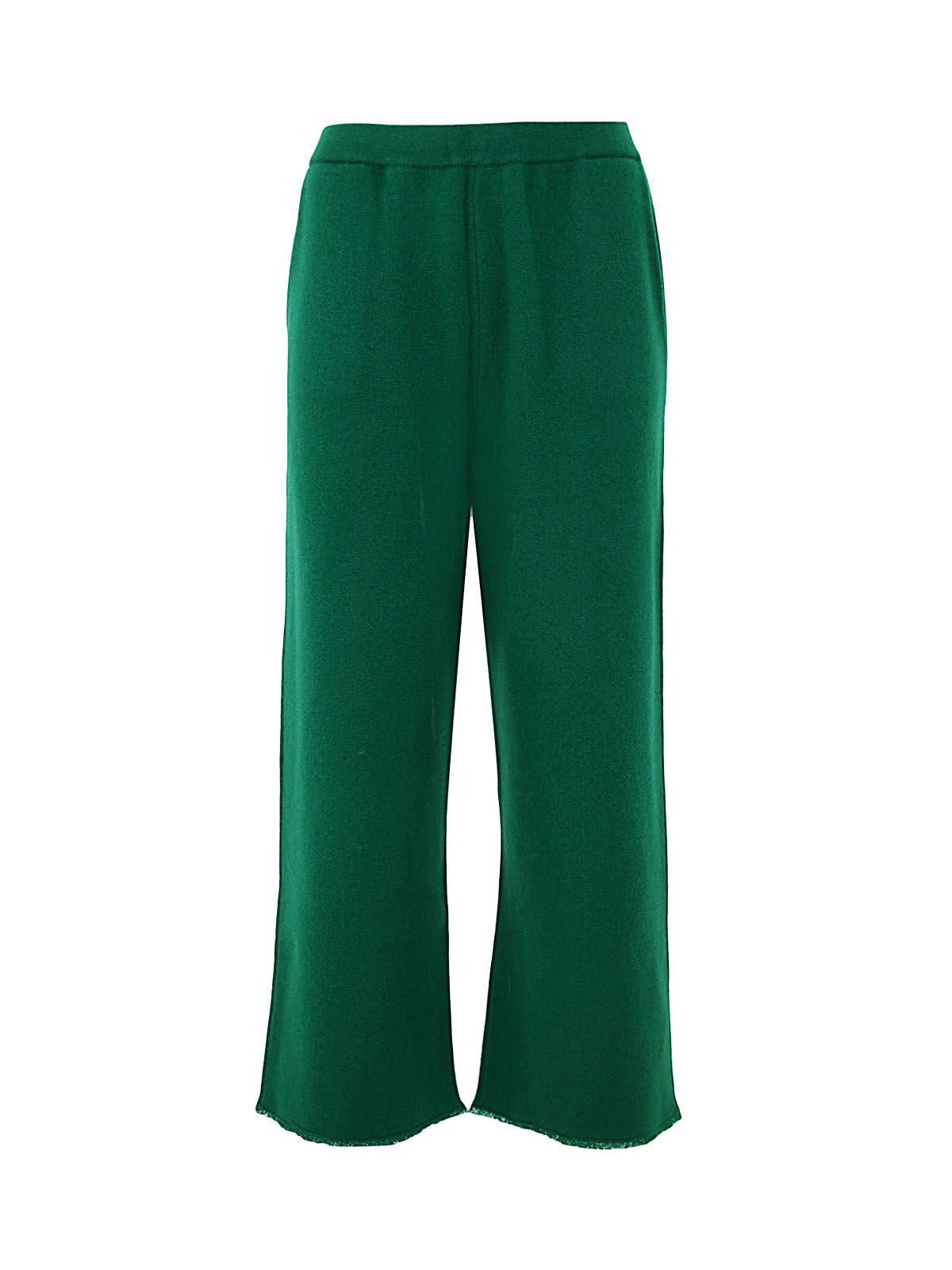 Oyuna Knitted Jacquard Cropped Trousers