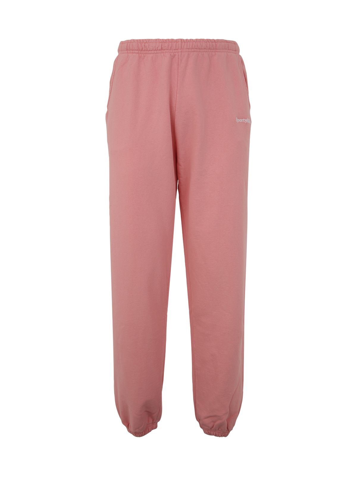 Shop Sporty &amp; Rich Serif Embroidered Sweatpant
