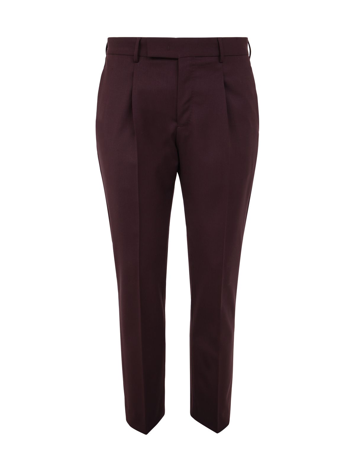 Pt01 One Pleat Trousers With In Seam Pockets