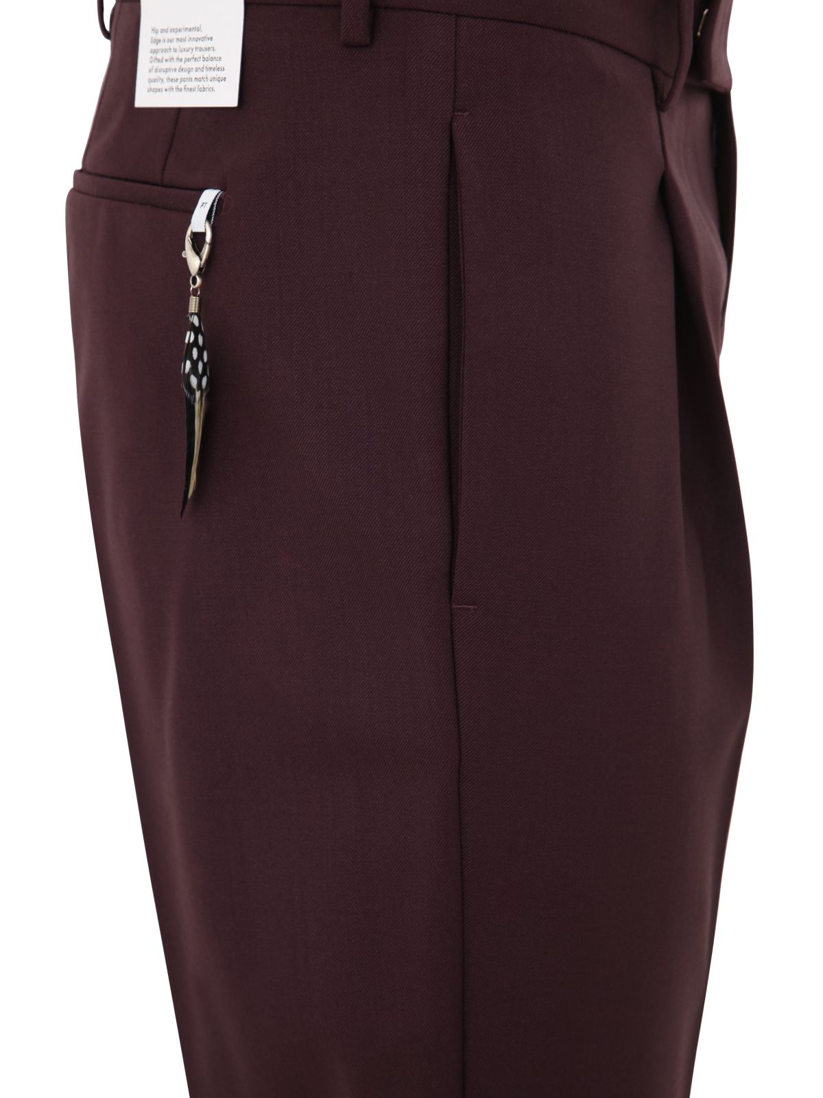 Shop Pt01 One Pleat Trousers With In Seam Pockets