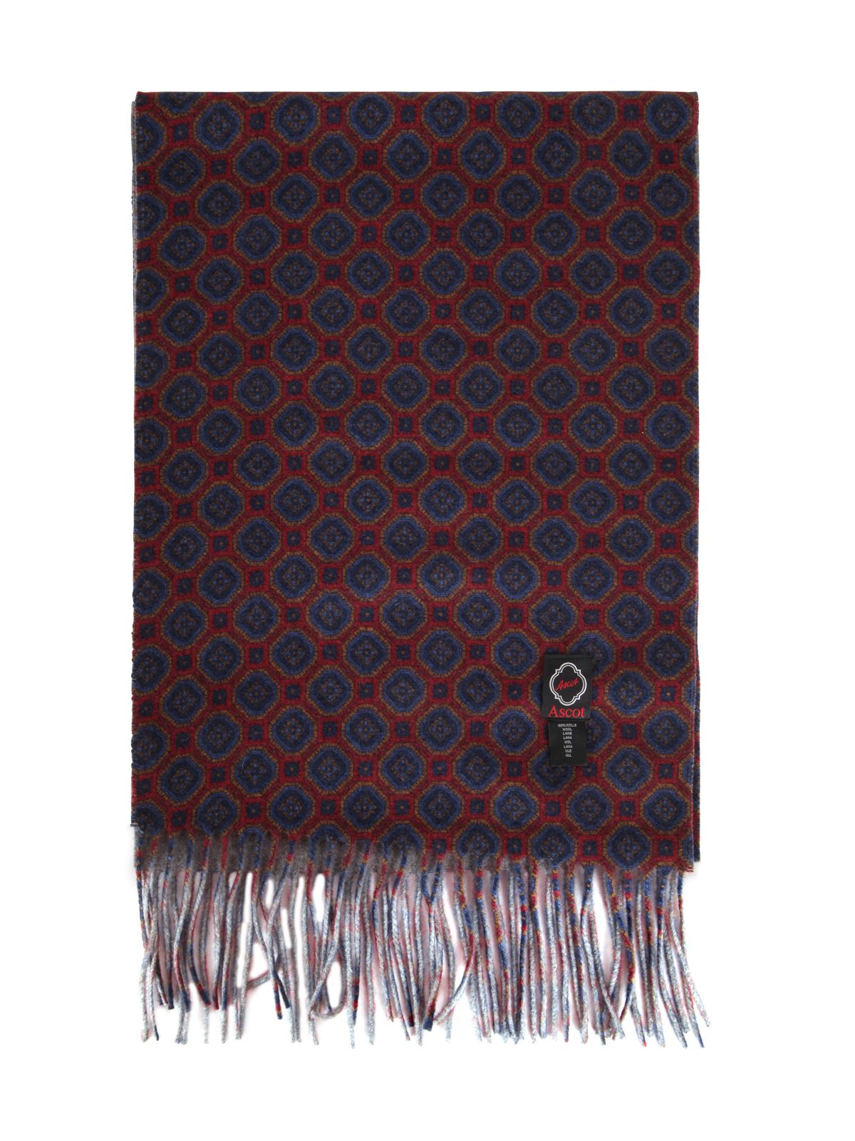 Ascot Wool Tie In Multicolour