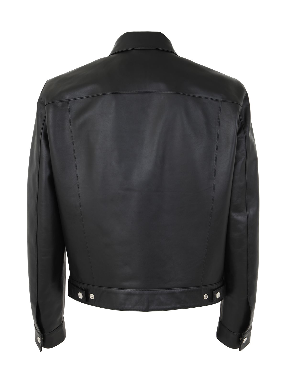 Shop Dsquared2 Men's Biker Leather Jacket