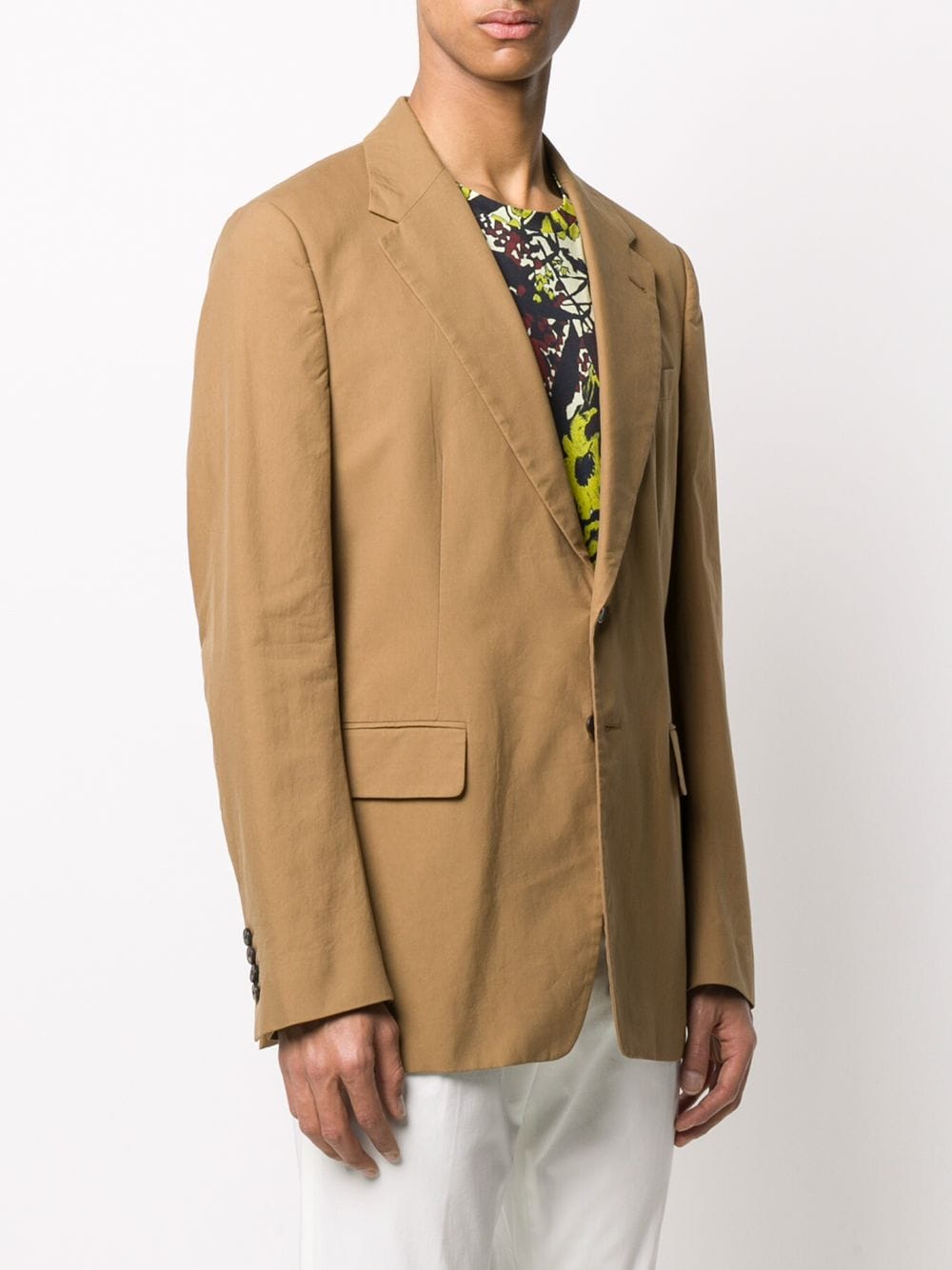 Shop Dries Van Noten Man`s Brown Cotton Jacket