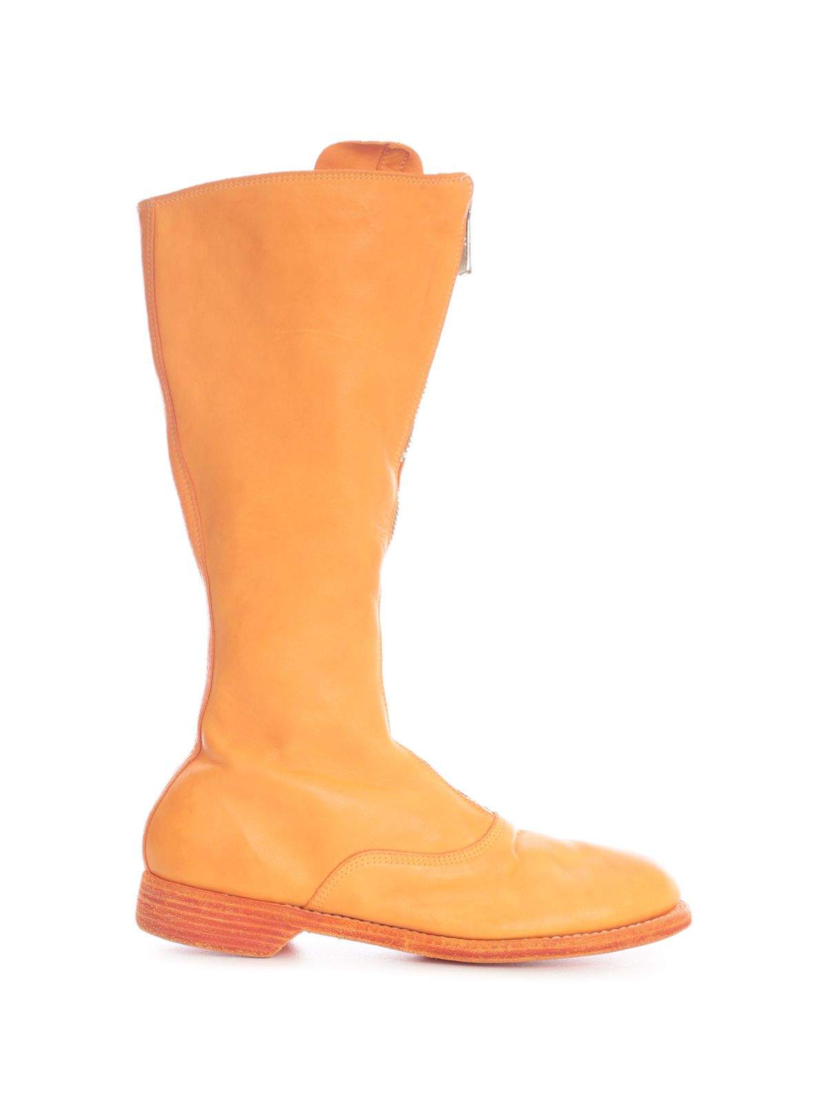 Shop Guidi Yellow &amp; Orange Boots In Yellow & Orange