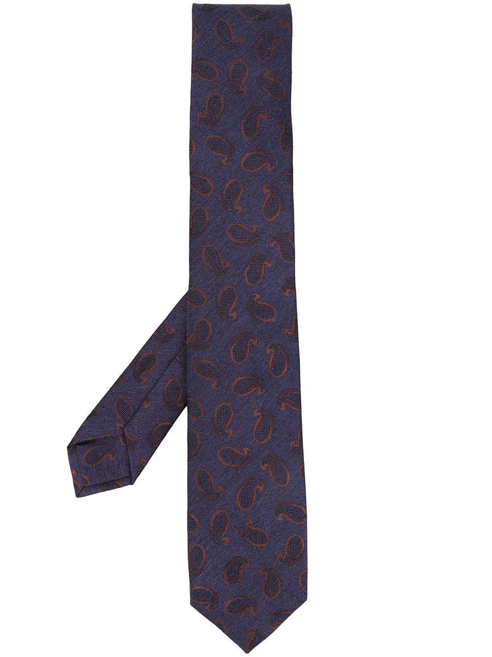 Barba Napoli Blue Cotton Tie