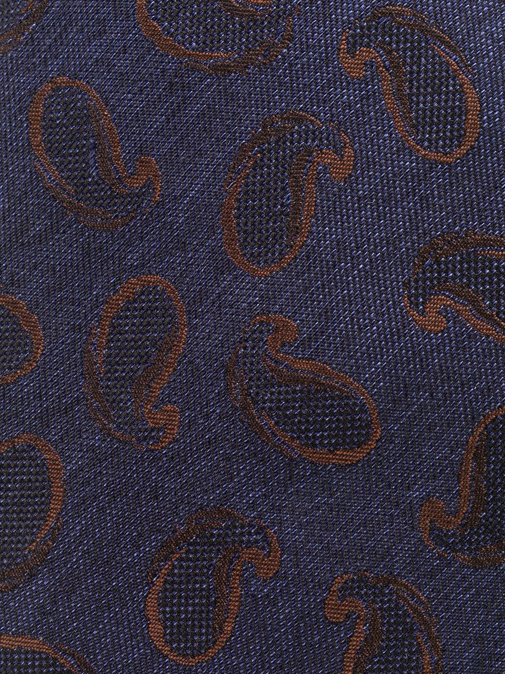 Shop Barba Napoli Blue Cotton Tie
