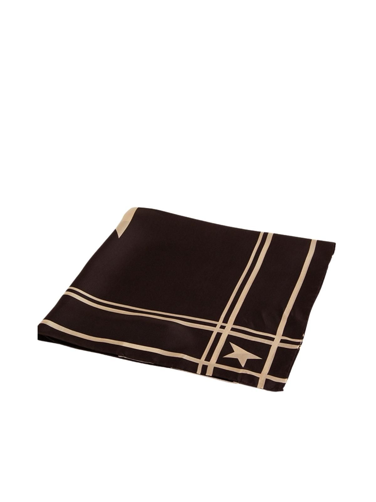 Shop Golden Goose Golden Foulard Star Print Silk
