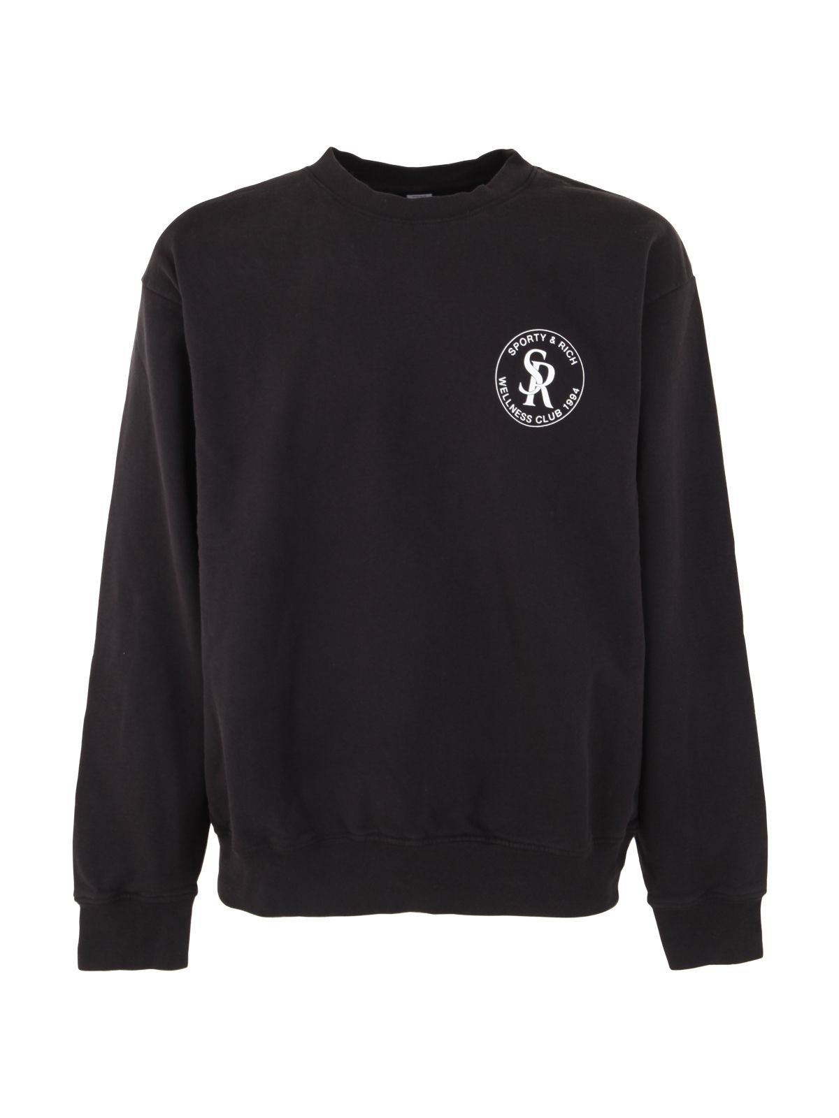 Sporty &amp; Rich S And R Crewneck In Faded Black