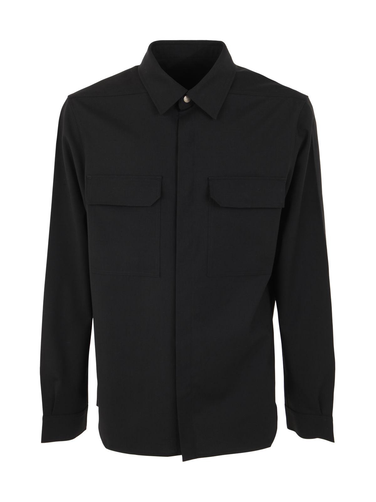 Rick Owens Outershirt In 09 Black | ModeSens