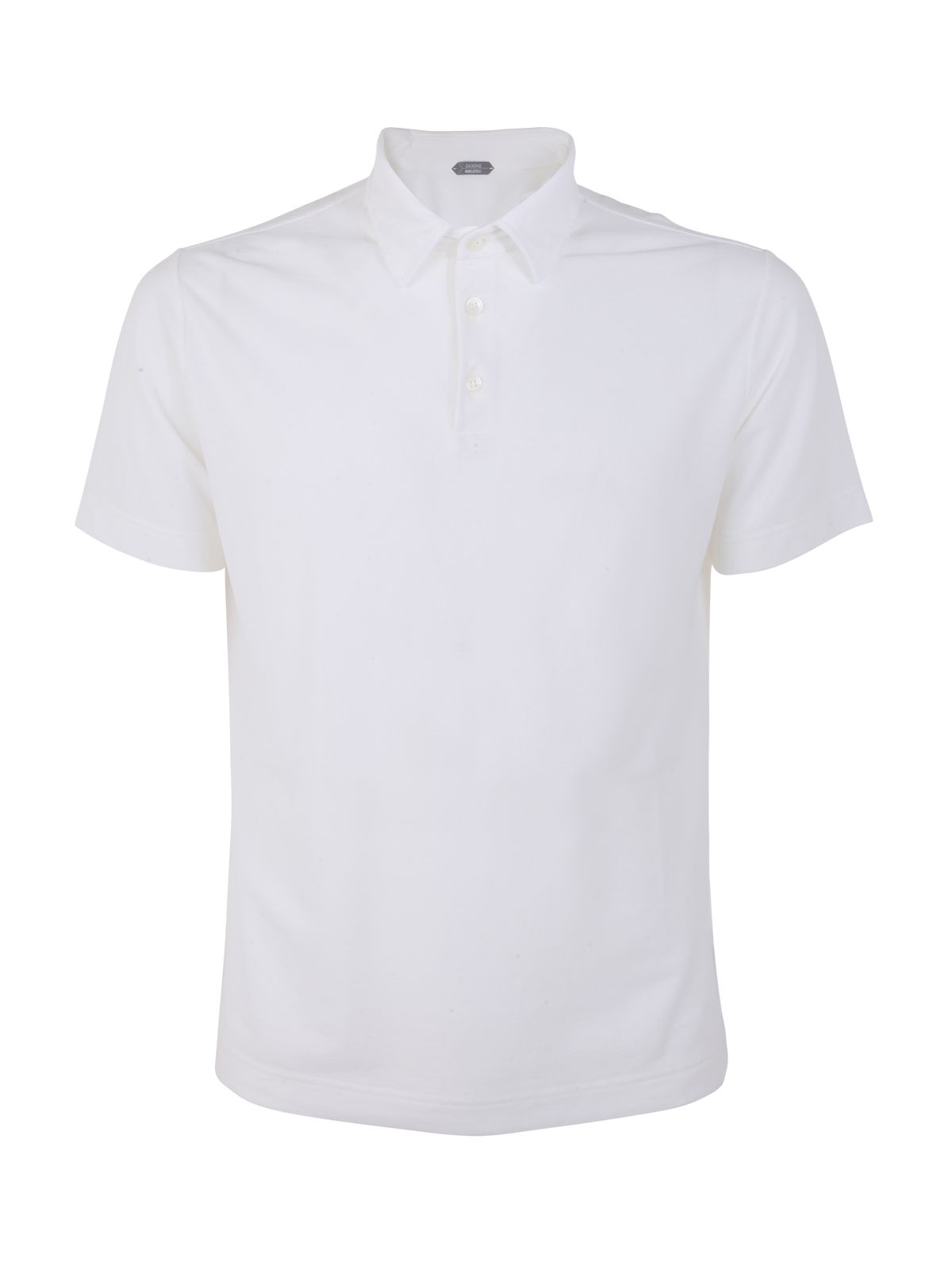 Shop Zanone Men's Cotton Polo Shirt