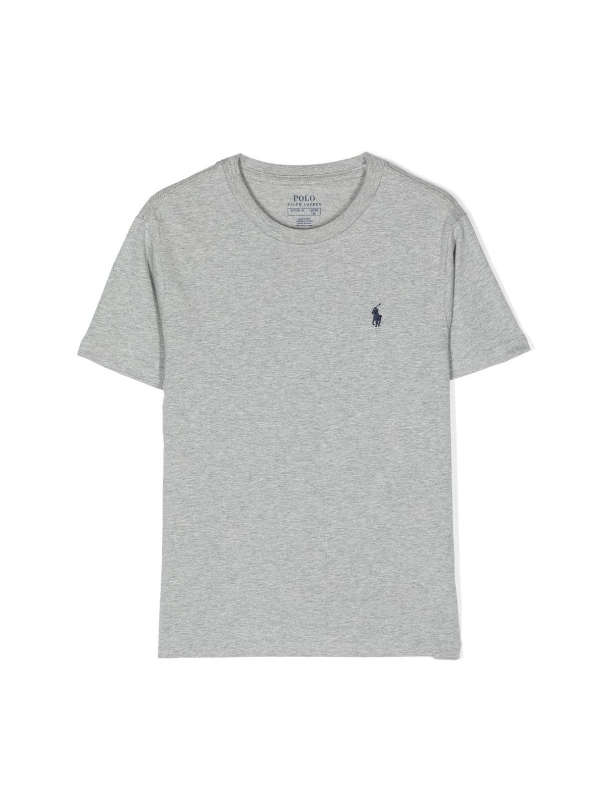 Polo Ralph Lauren Ls Cn Knit Shirts T-shirt In Andover Heather