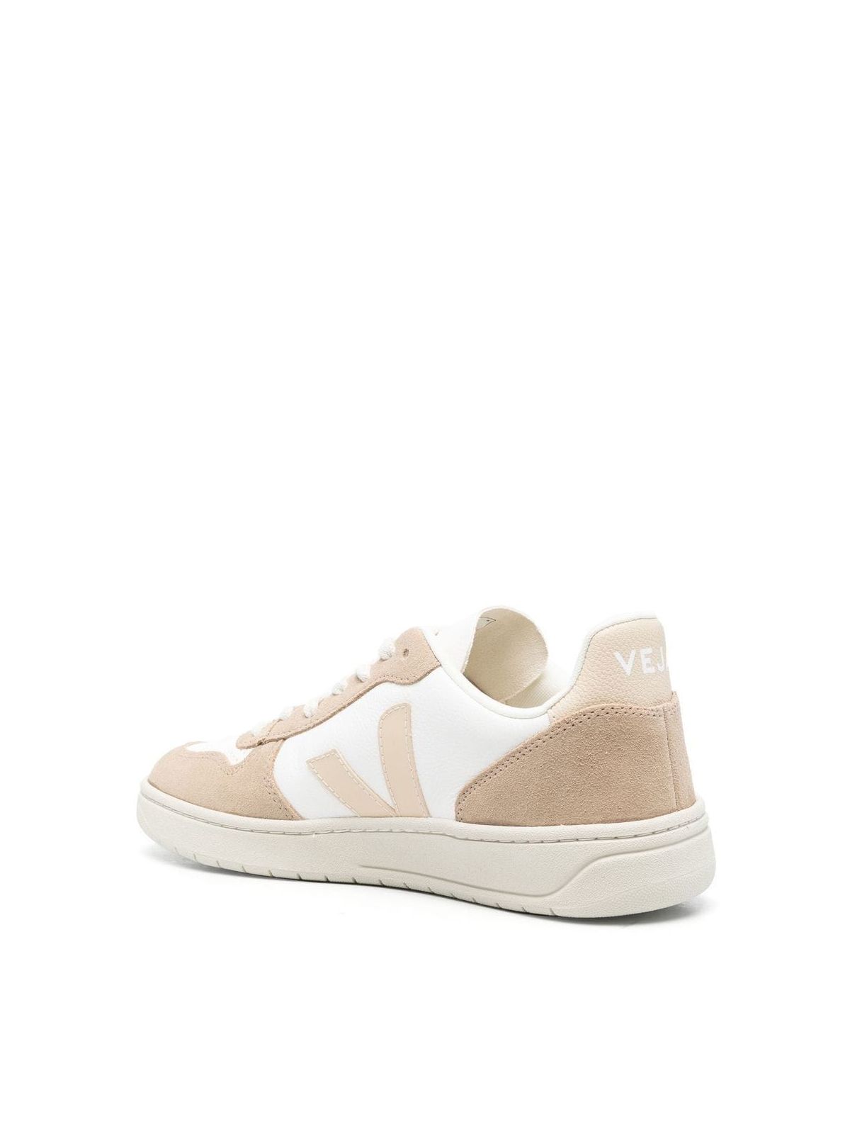 Shop Veja Chromefree Leather Sneakers