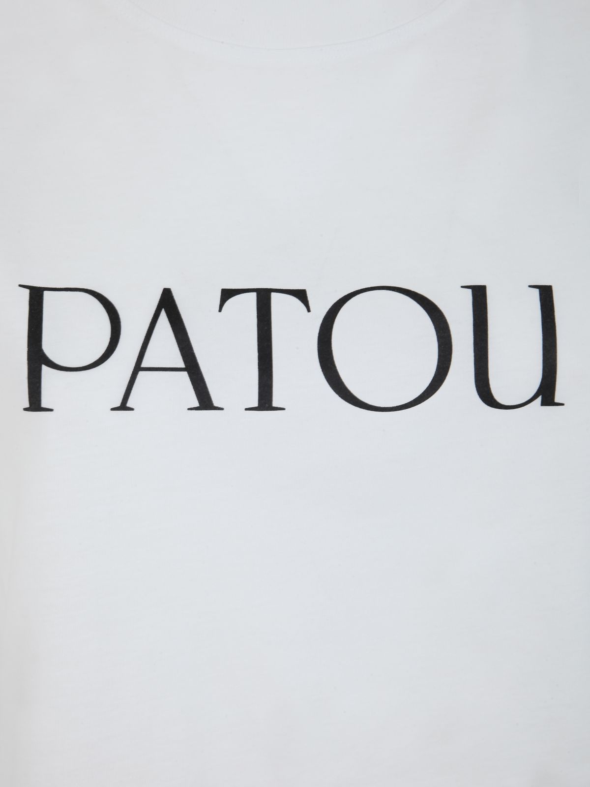 Patou Logo Cotton Jersey T-shirt In White | ModeSens