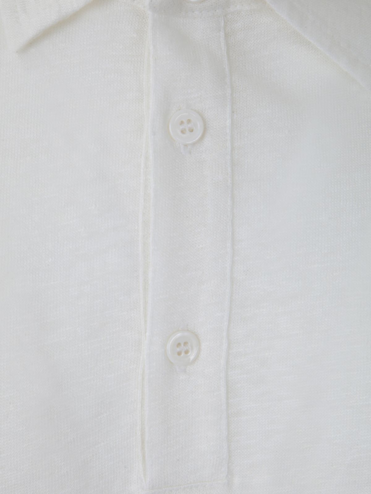 Shop Majestic Polo Shirt Linen Blend