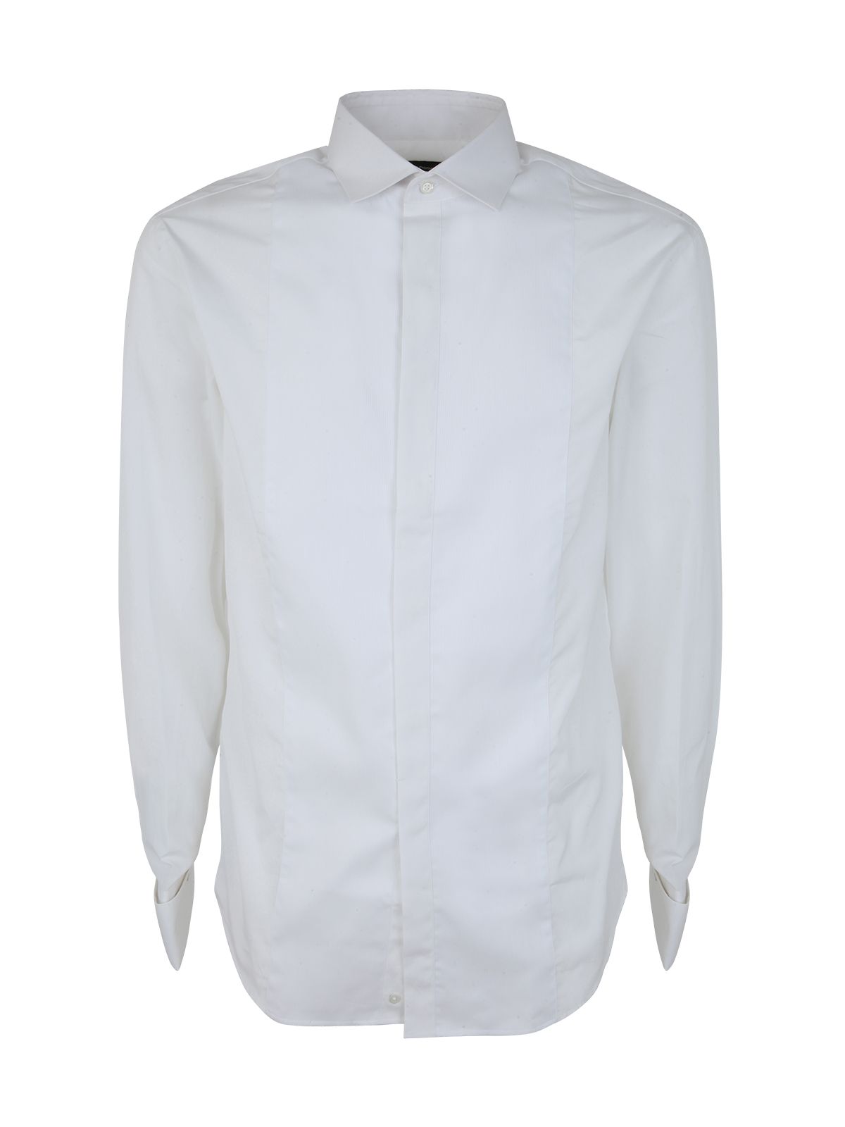 Shop Emporio Armani Classic Cotton Shirt