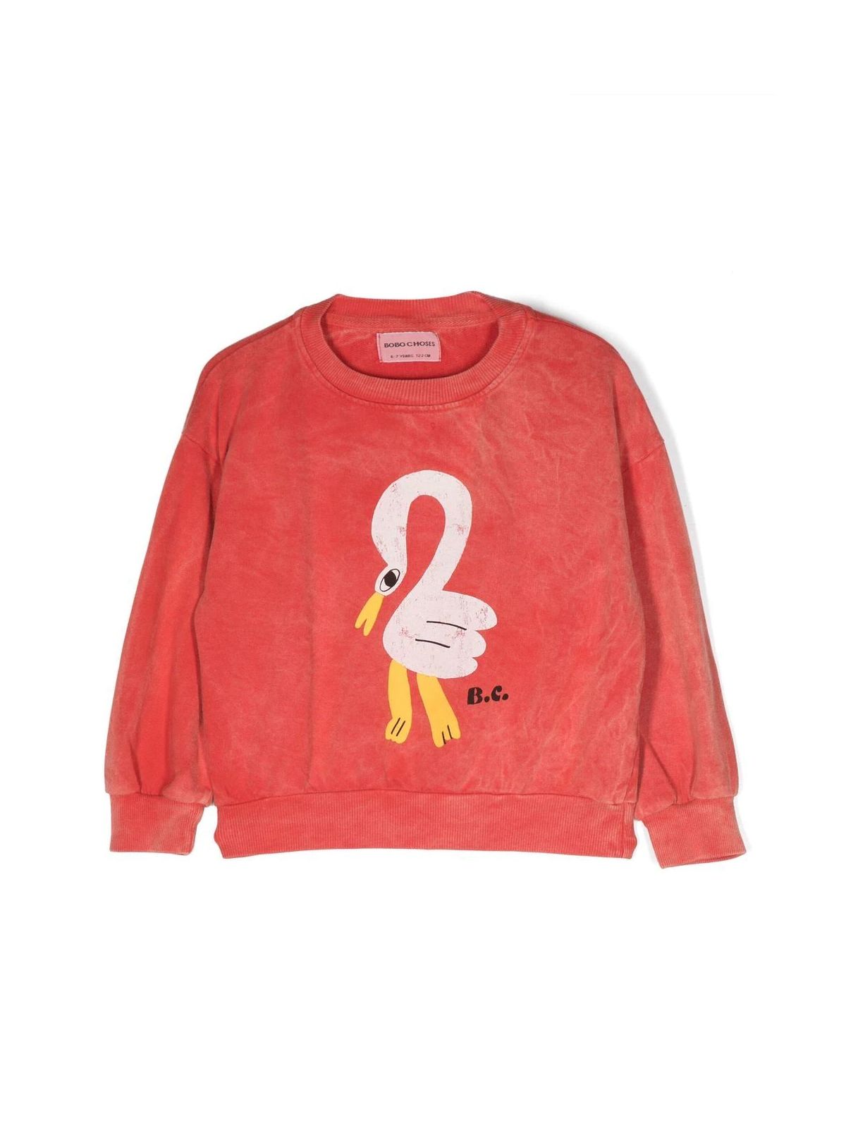 Bobo Choses Pelican Sweatshirt In Rosso