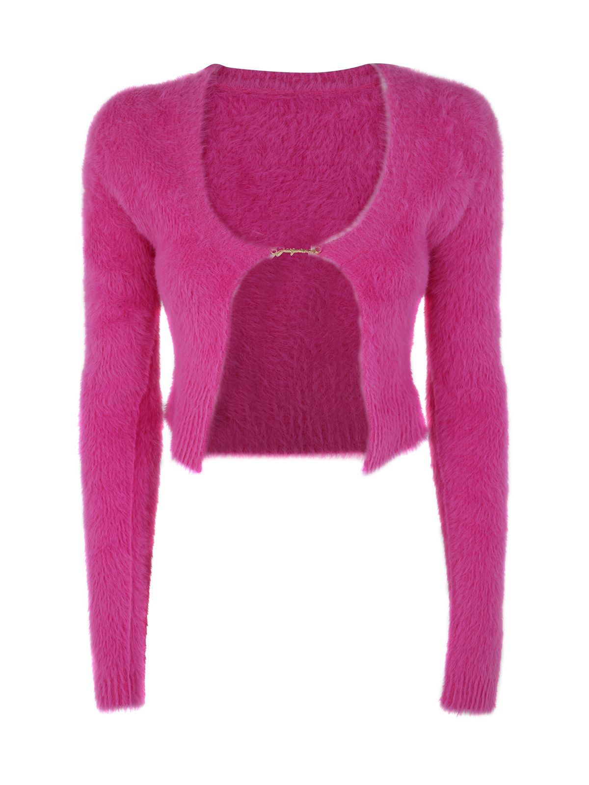 Shop Jacquemus Knitwear Cardigan: La Maille Neve