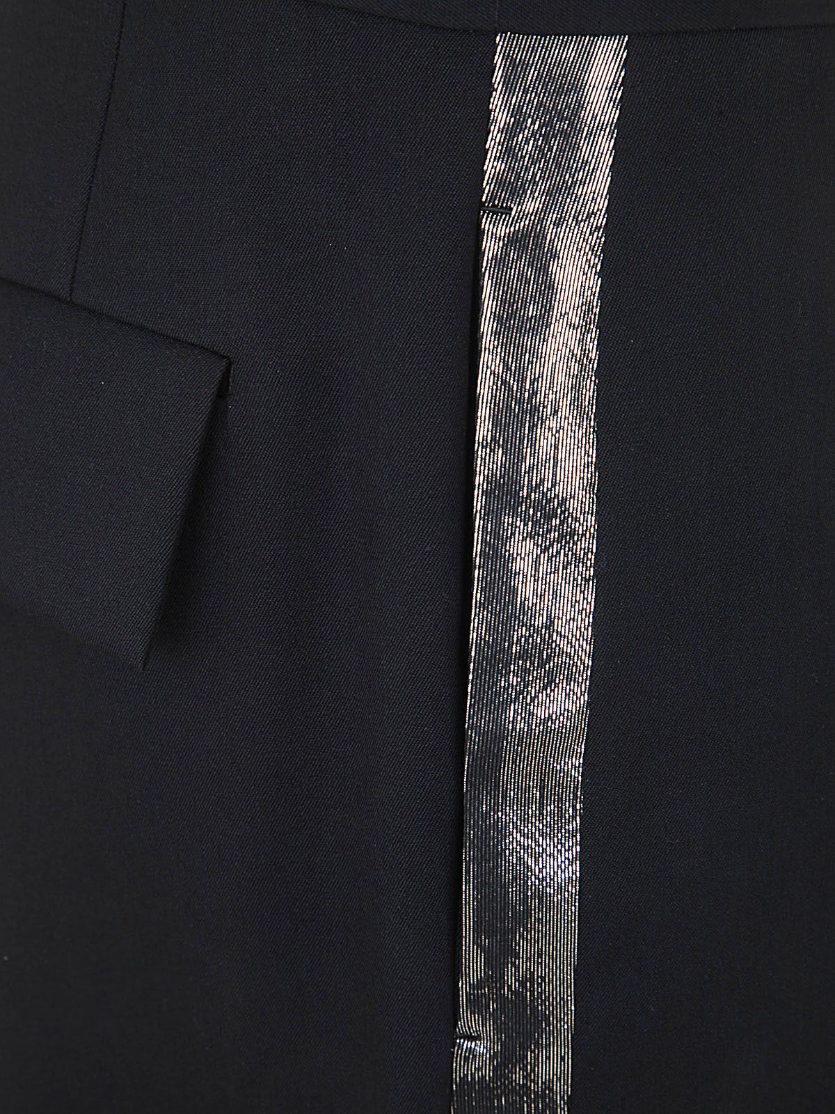 Shop Sapio Wool Trousers Sideband Detail