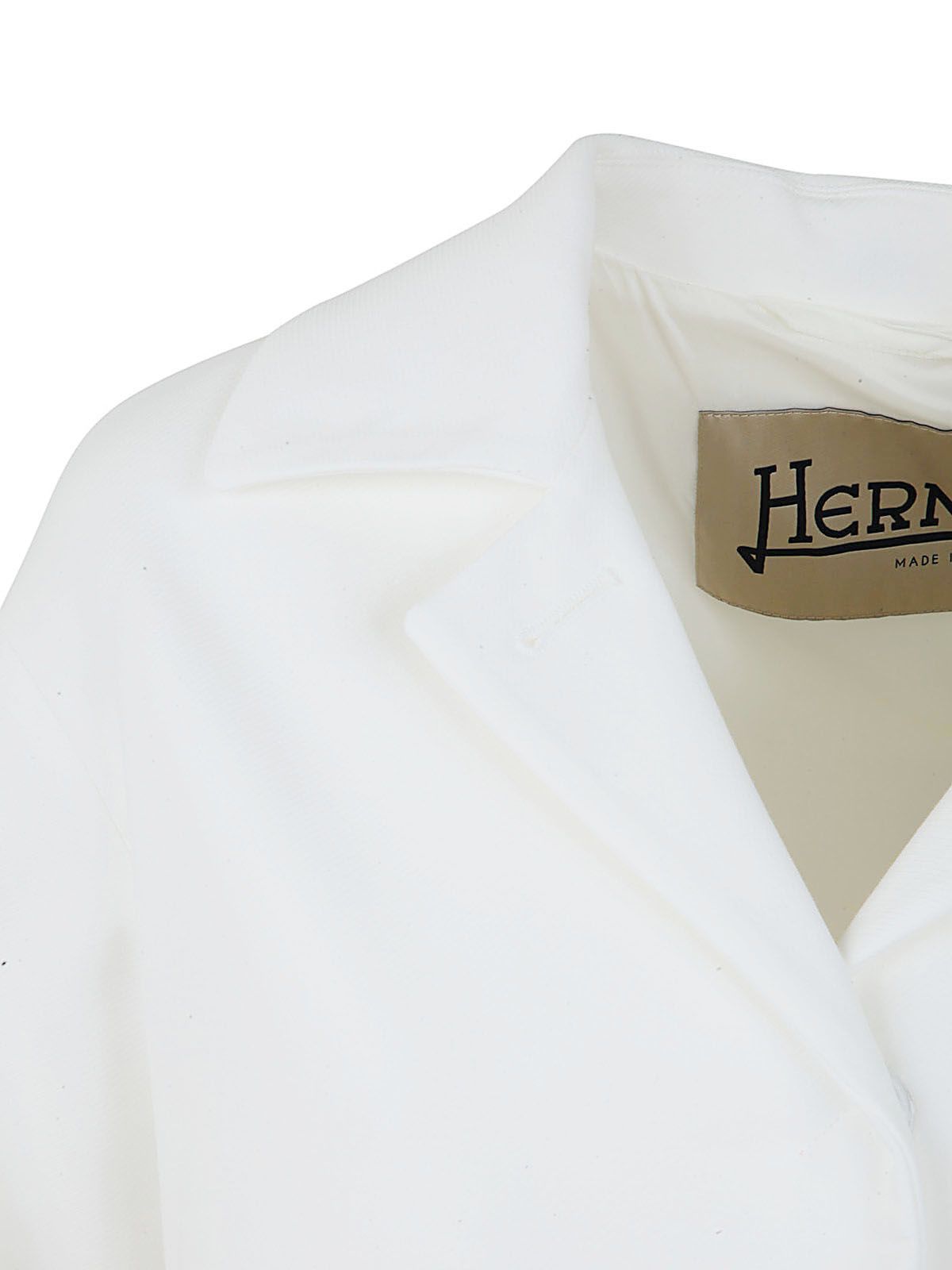 Shop Herno Single-breasted Slit Coat