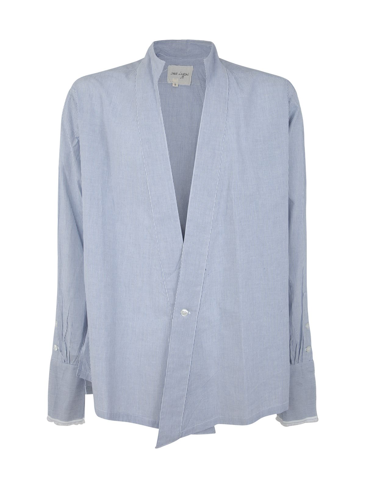 Greg Lauren Blue Striped Winged Gl1 Shirt | ModeSens