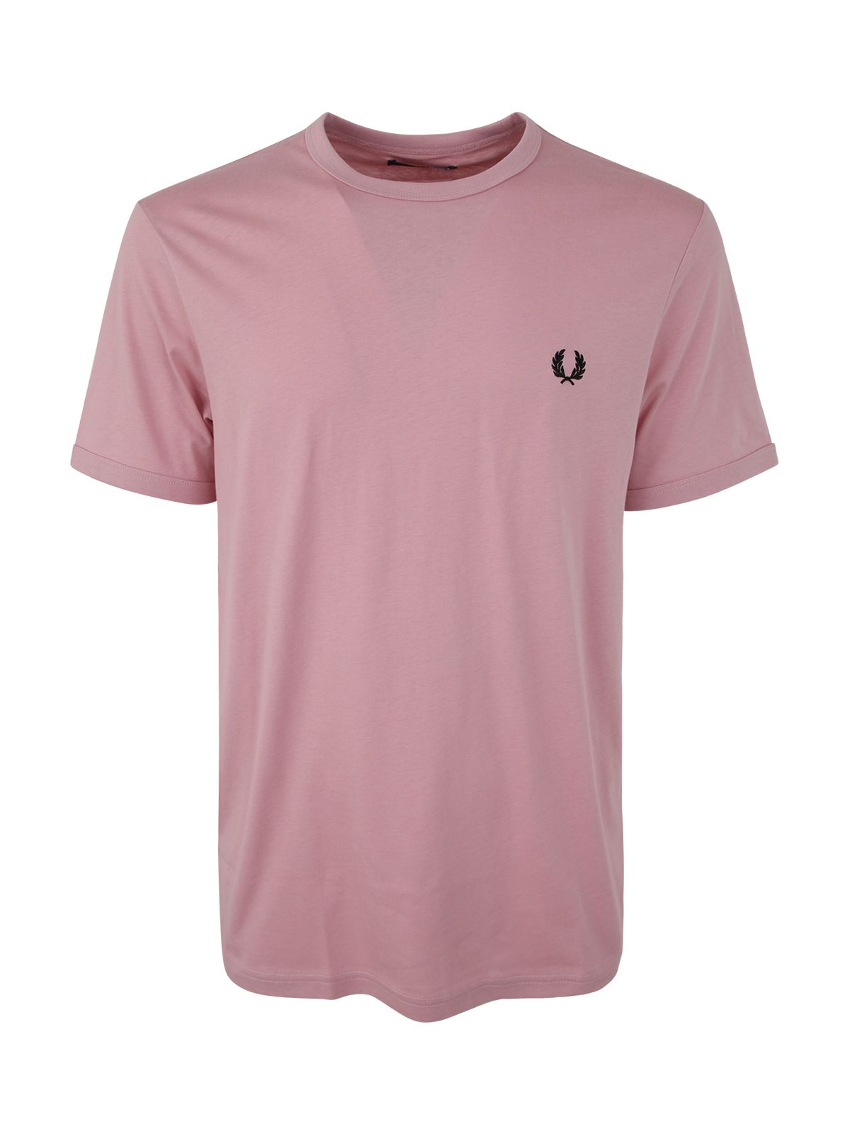 Fred Perry M3519 Ringer T-shirt In Pink