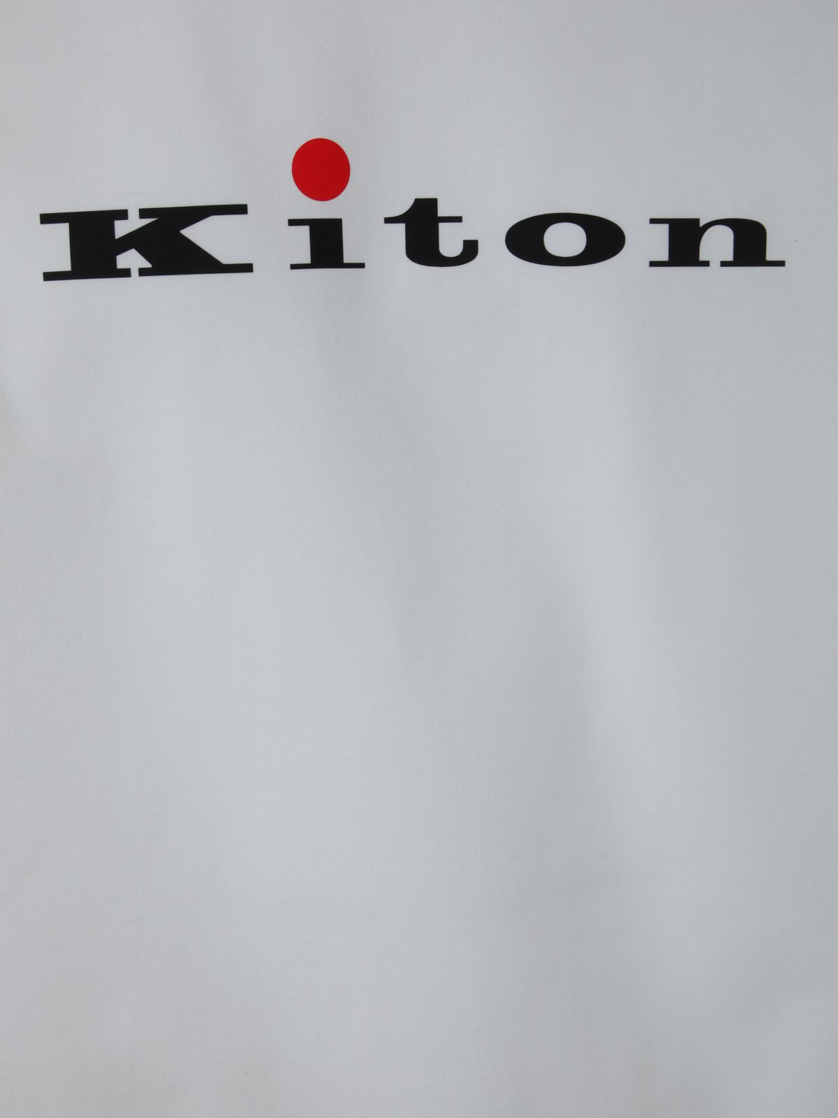 Shop Kiton Crew Neck Cotton Sweater