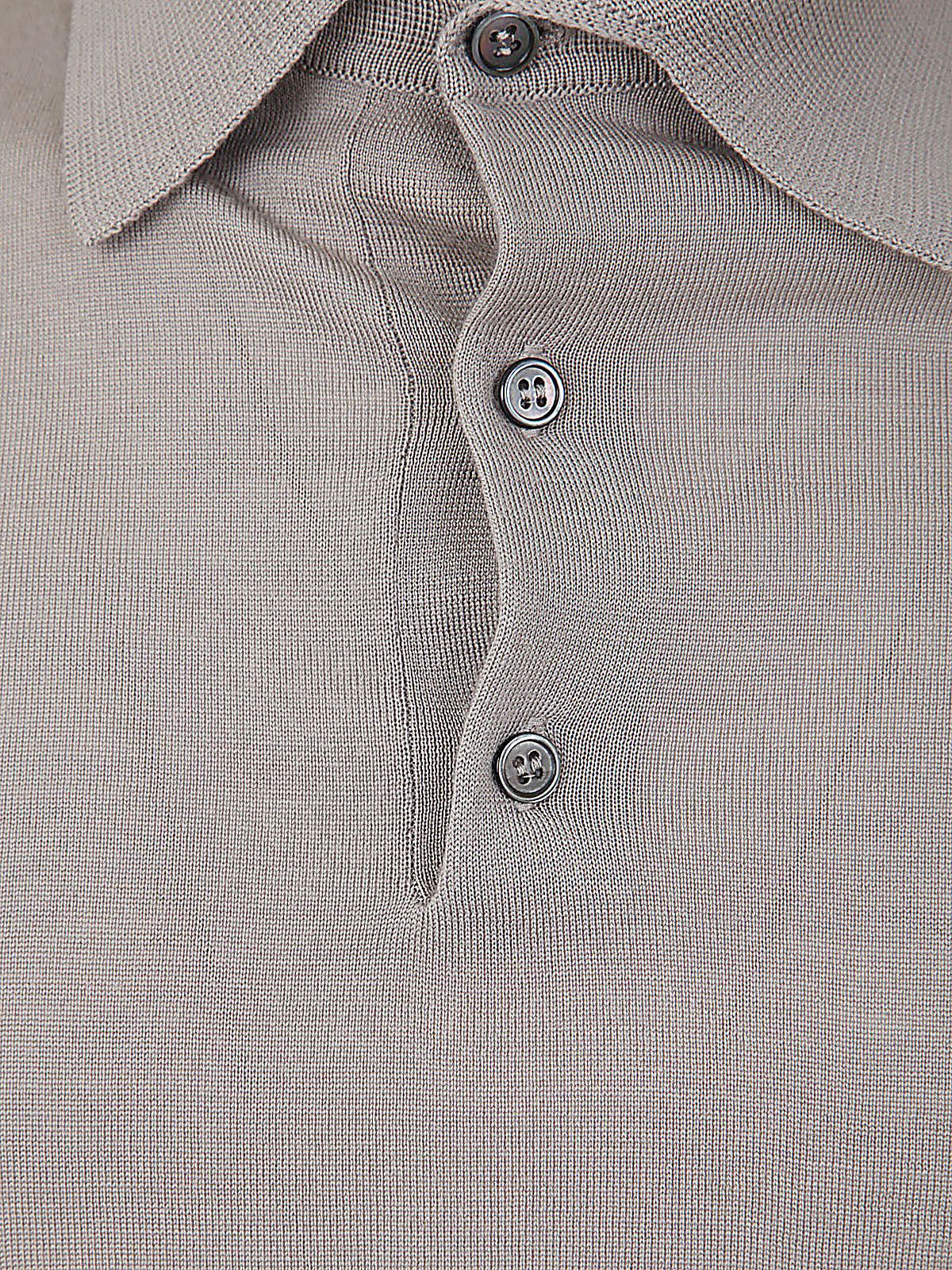 Shop Filippo De Laurentiis Men's Wool Polo Shirt