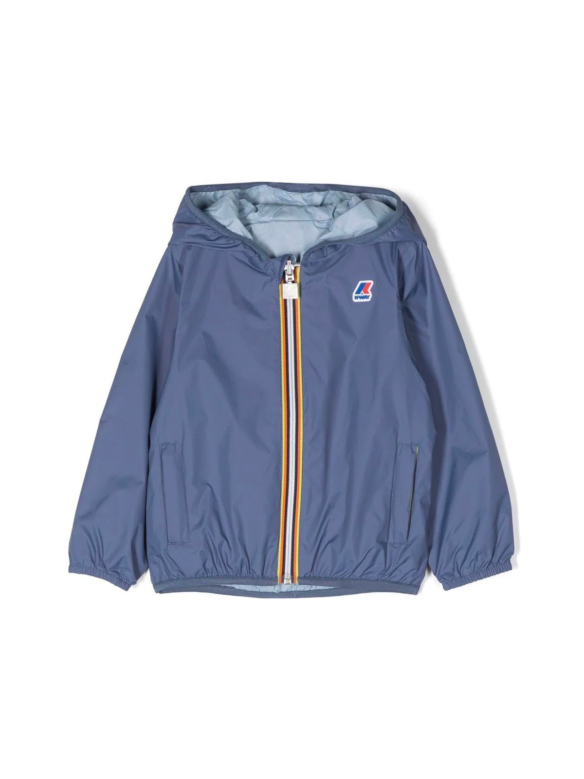 K-way Jacques Reversible Packable Jacket In Blue