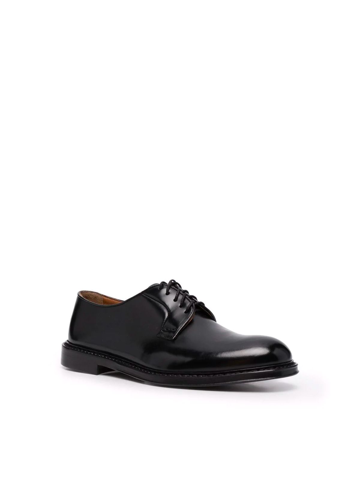 Shop Doucal's Men's Laced Leather Derby Shoes