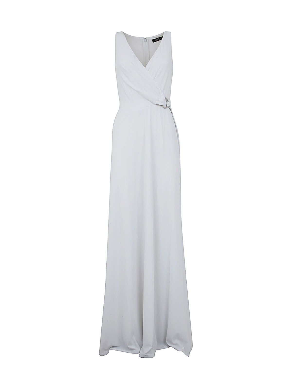 Lauren Ralph Lauren Holidab Sleeveless Gown In White
