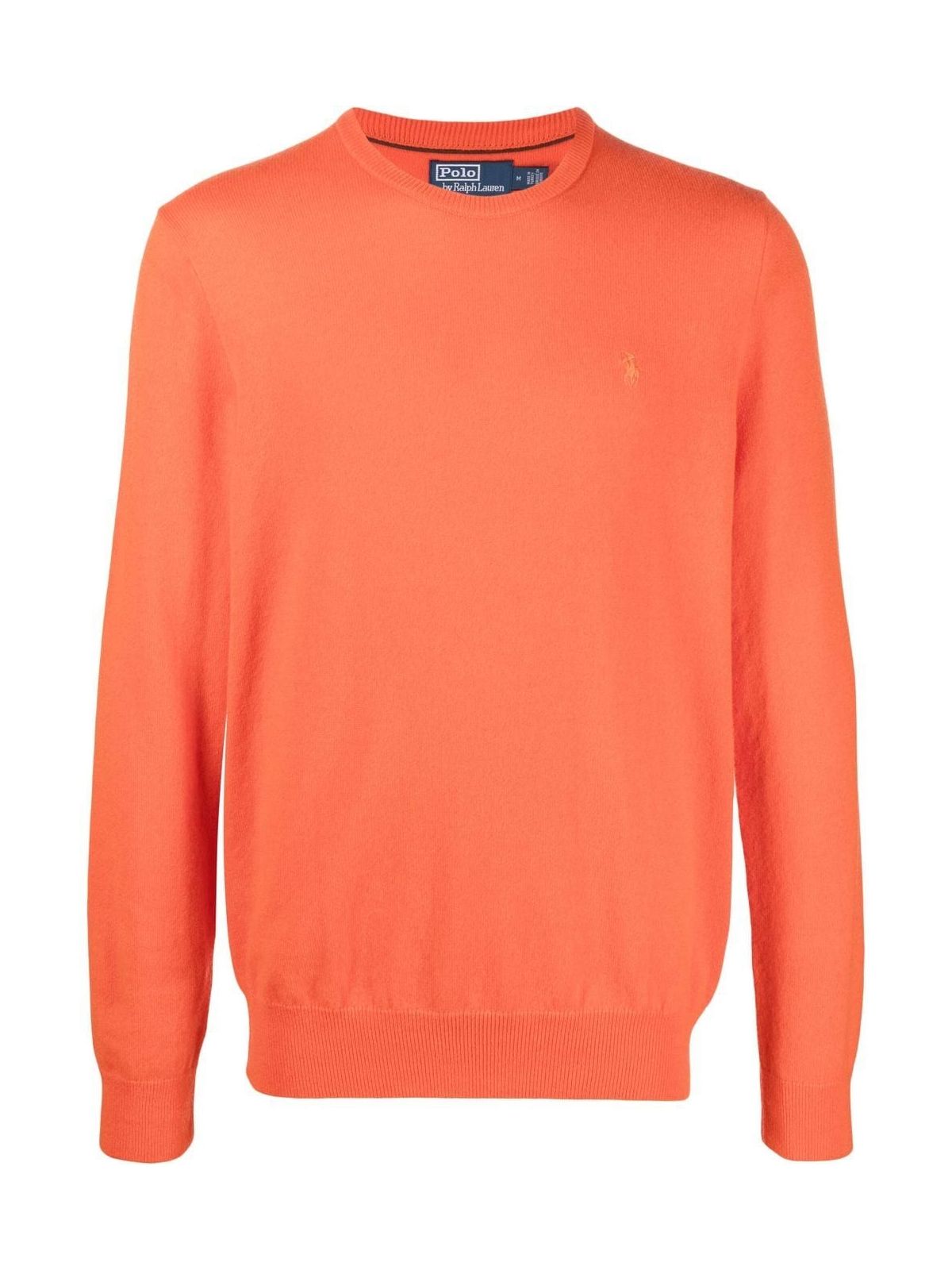 Polo Ralph Lauren Long Sleeve Pullover Sweater In New Active Orange