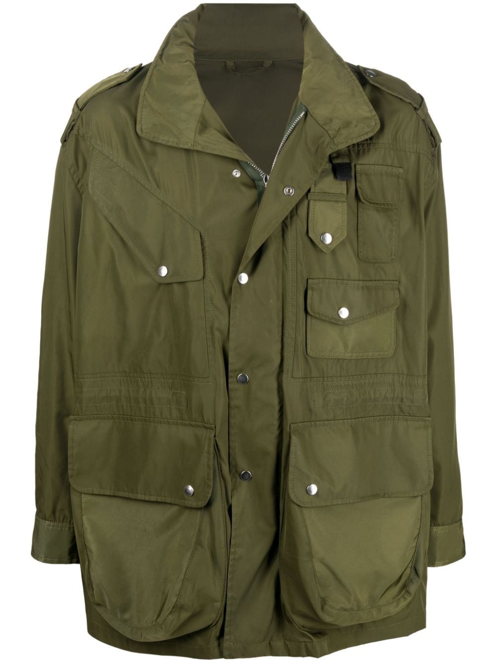 Shop Neil Barrett Military Pocket Oversized Field Jacket