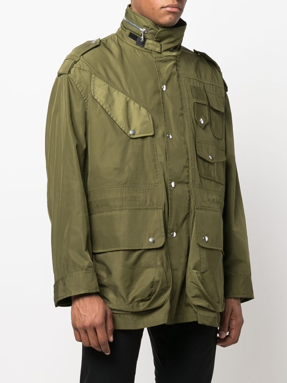 Shop Neil Barrett Military Pocket Oversized Field Jacket