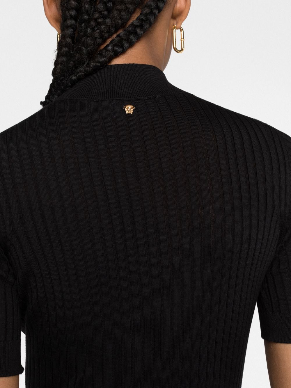 Shop Versace Knit Sweater Seamless Essential Serie