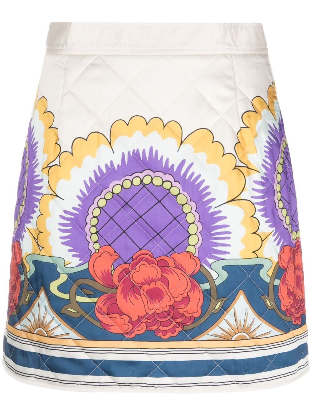La Doublej Edie Skirt Foulard Liberty In Multicolour