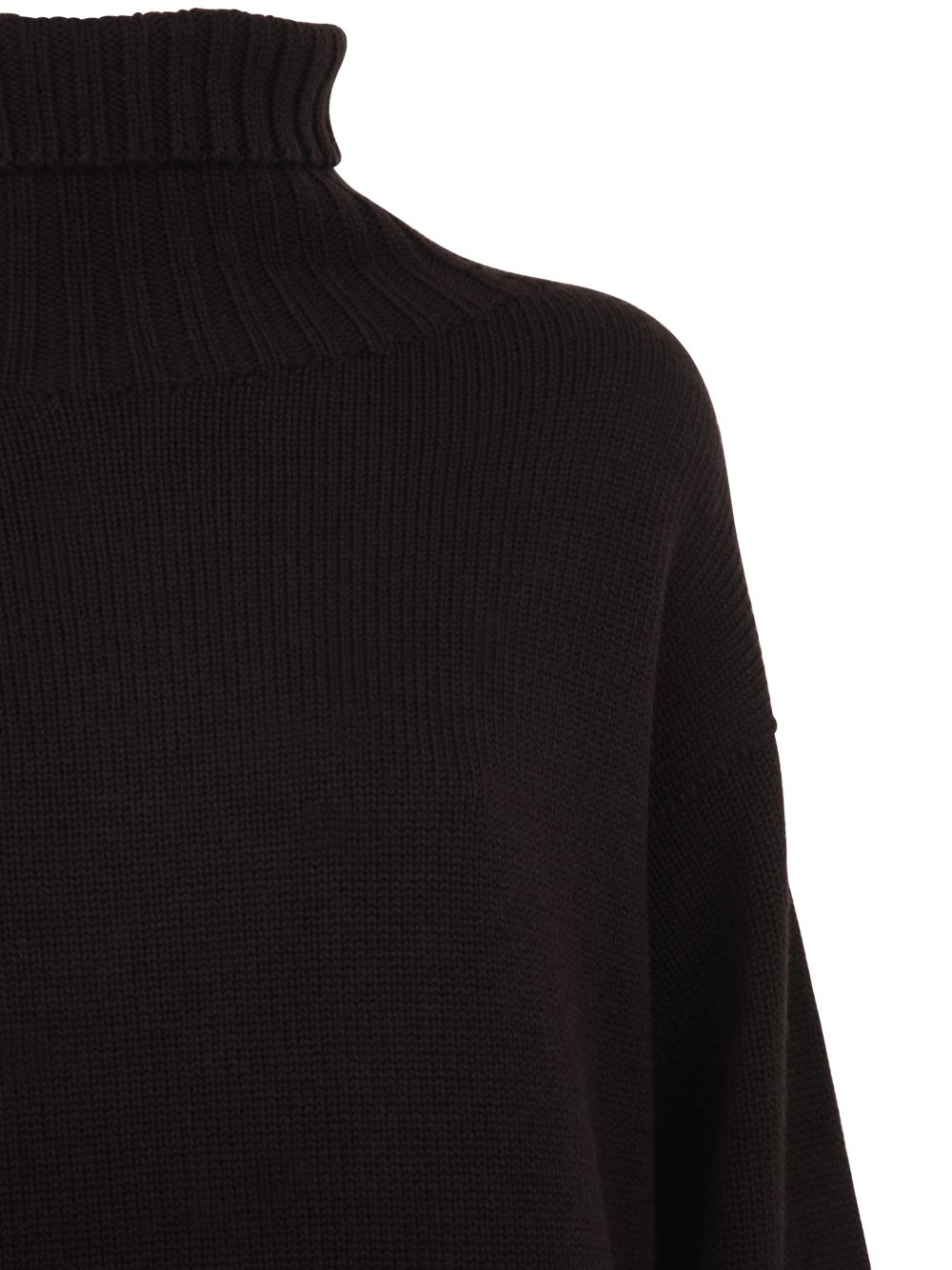 Shop Drumohr Long Sleeves Turtle Neck Oversized Sweater