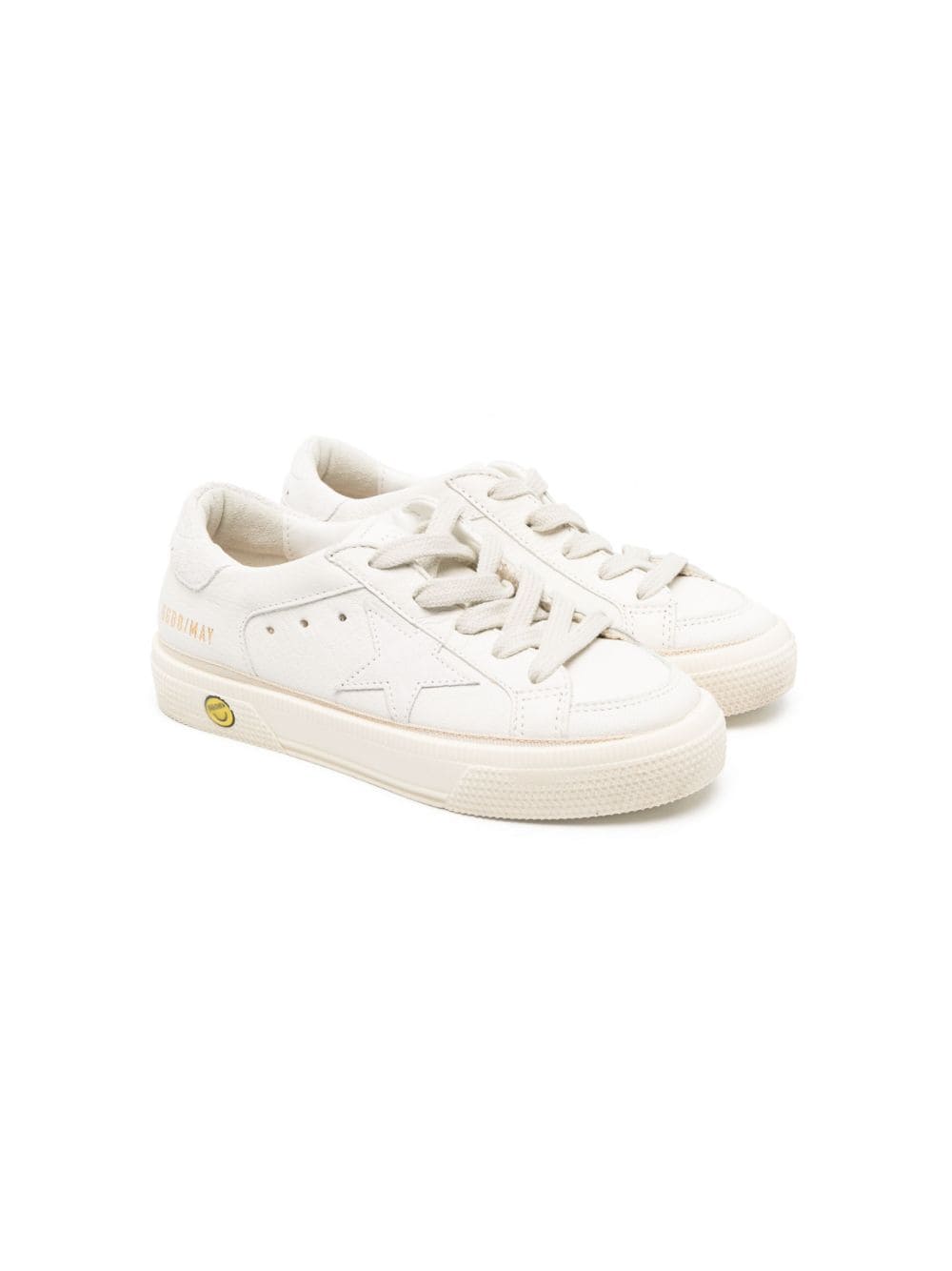 Golden Goose Kids' Sneakers May Nappa Upper In White
