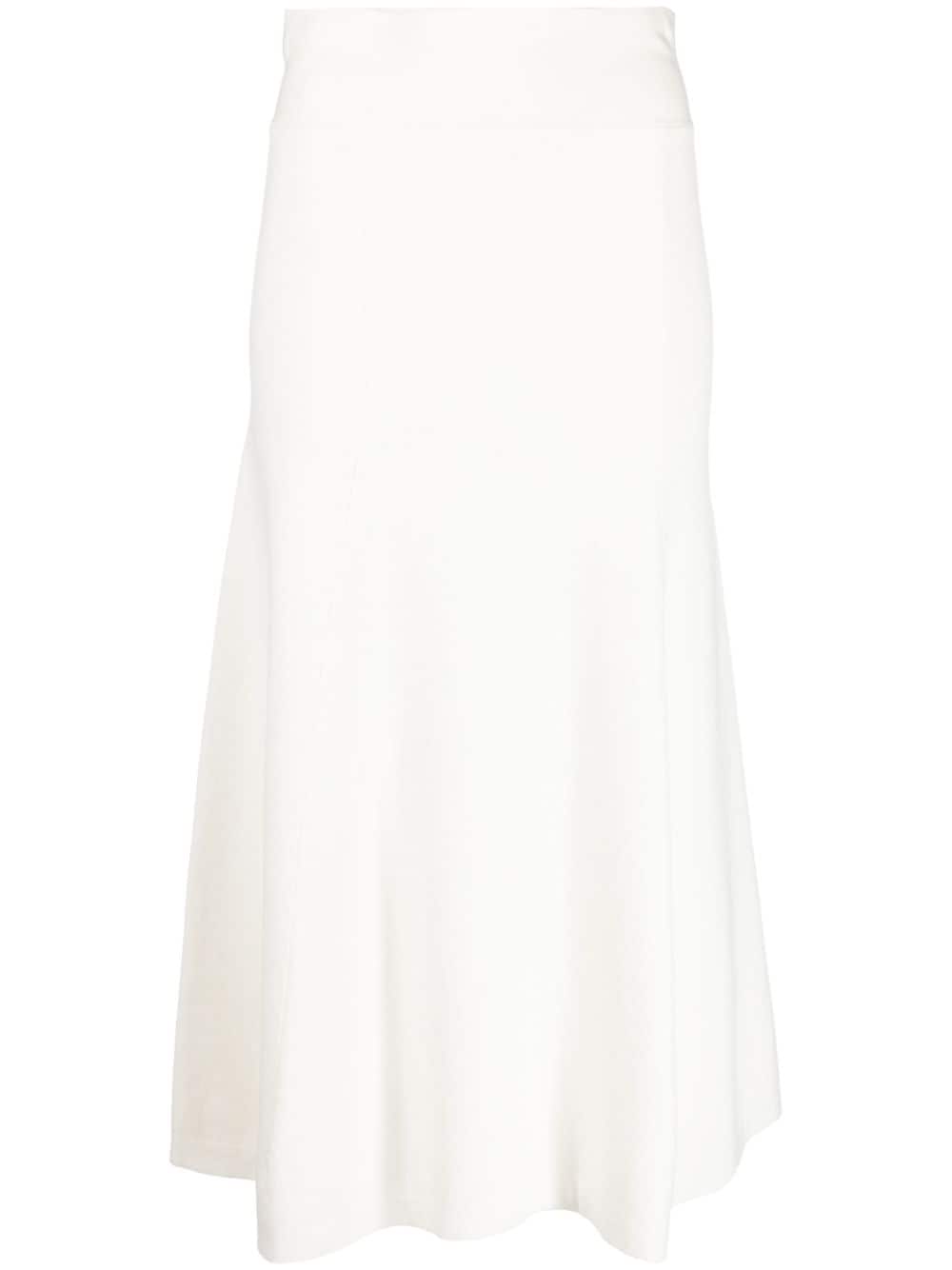 P.a.r.o.s.h Flared Skirt In White