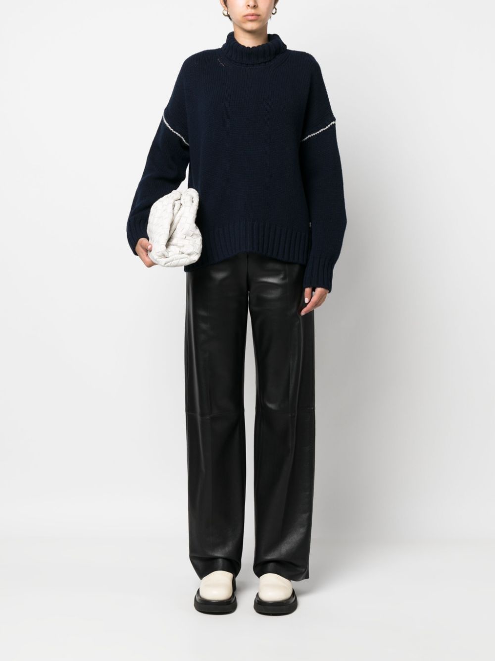 Shop Woolrich Wool Cable` Turtleneck