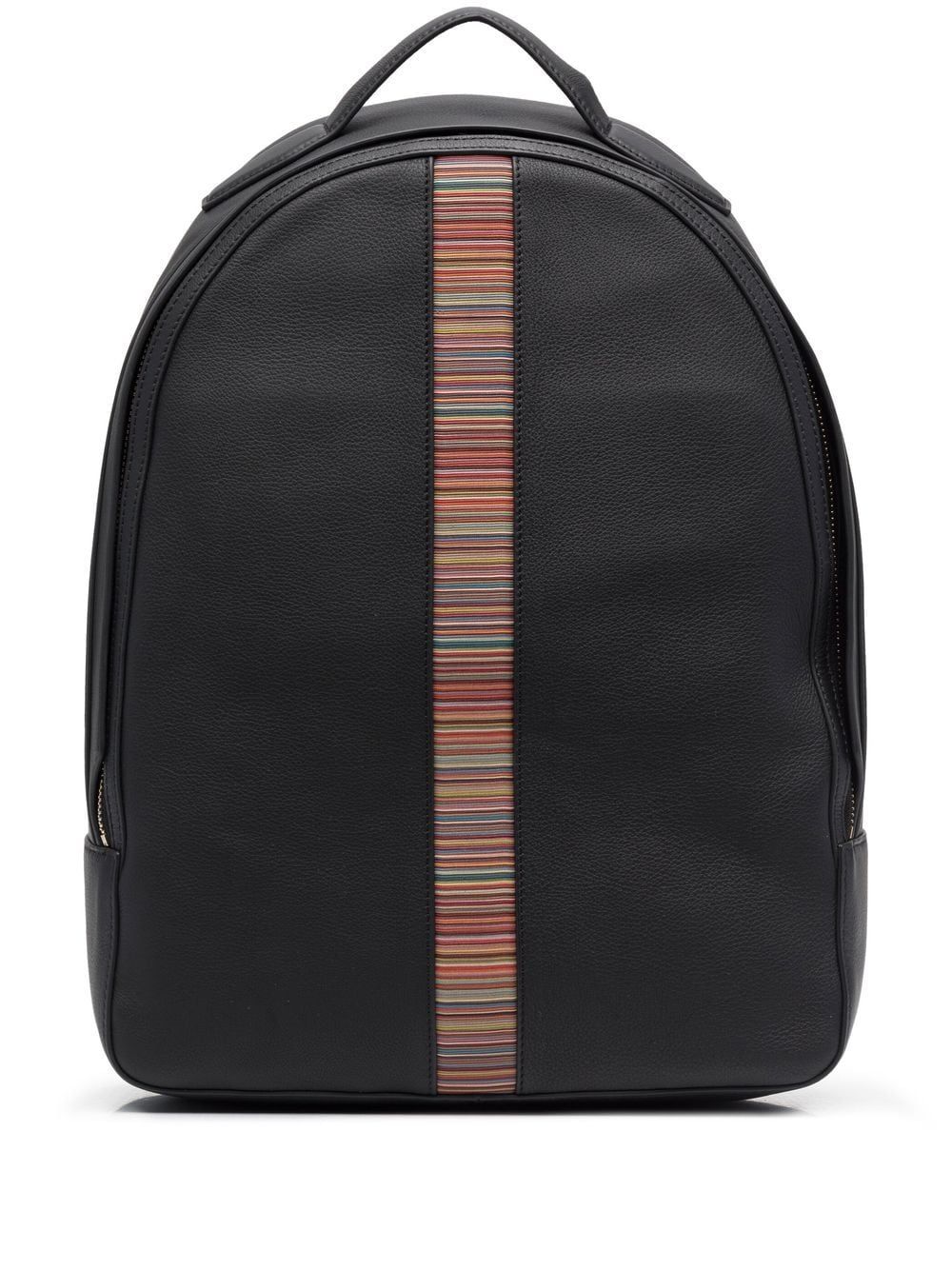 Paul Smith Leather Backpack In Black
