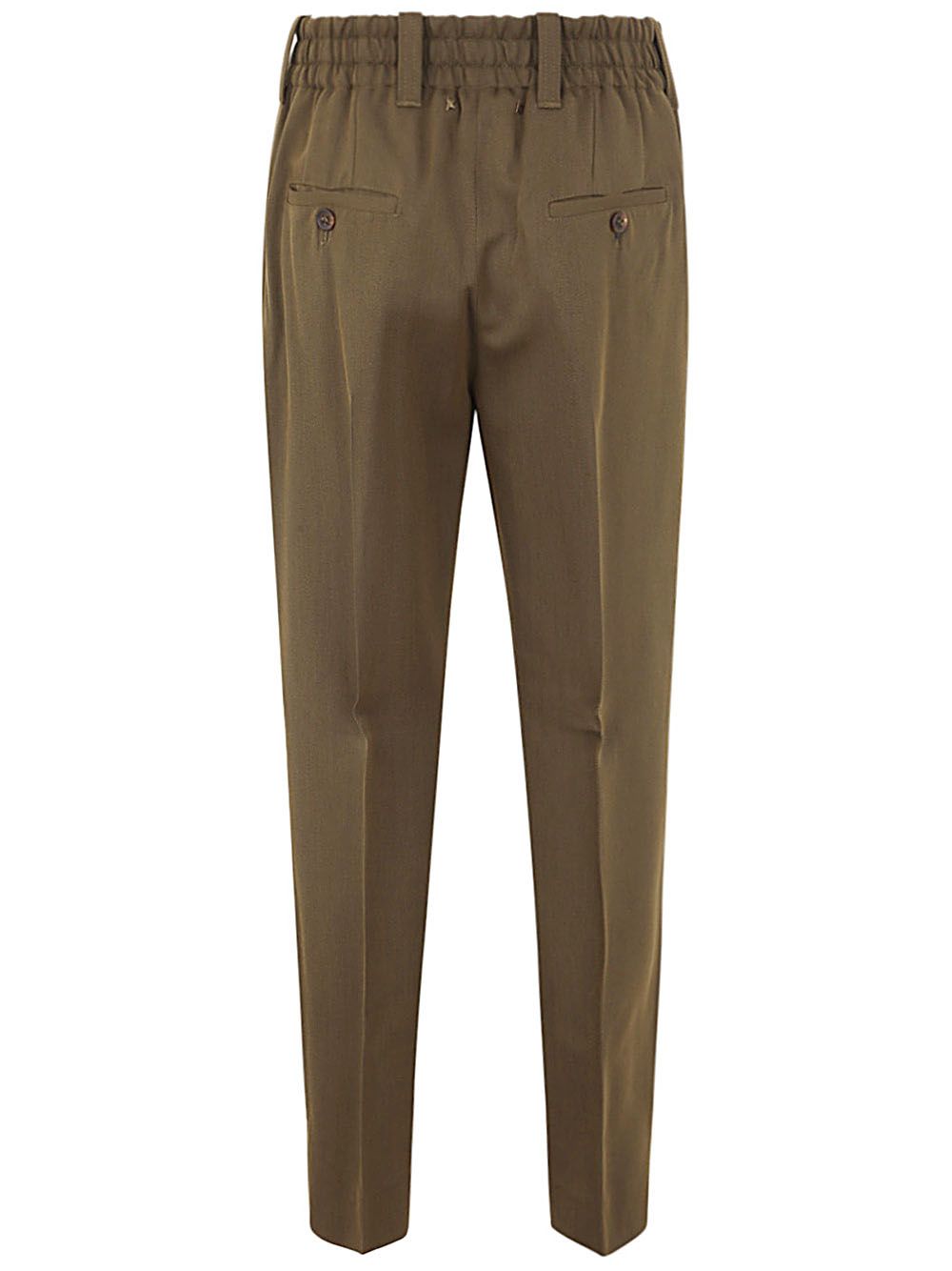 Shop Golden Goose Journey W`s Pant Tapered High Waisted Blend Virgin Wool Twill